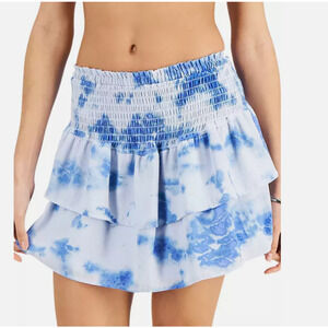 Miken Junior's Tie Dye Swimwear Cover Up Skirt Blue Size M 11787